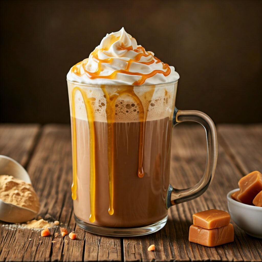 Salted Caramel Protein Mocha